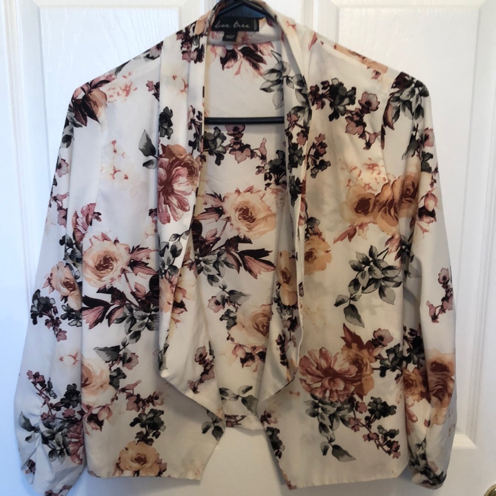 Flowered Blazer
